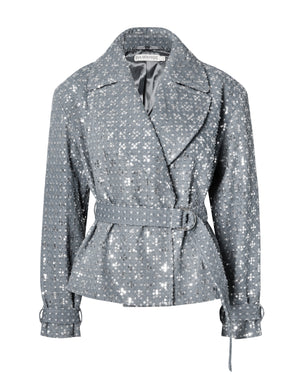 Addison Jacket Washed Light Grey