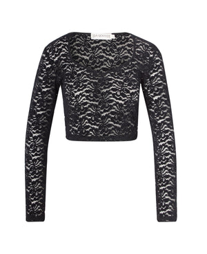 Bellora Velvet Lace Top Black