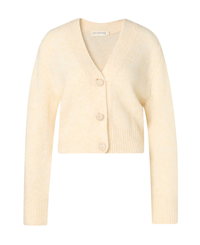 Camille Cardigan Cream White