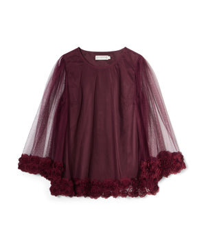 Carisma Rose Top Burgundy