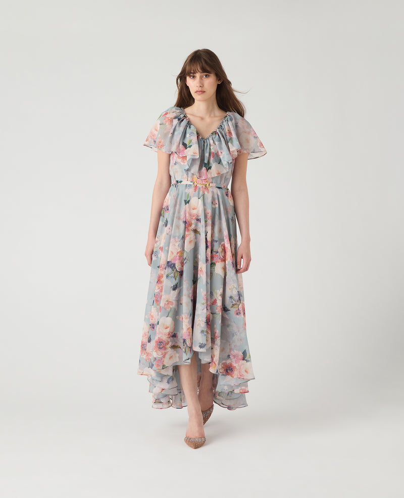 Caroline Dress Pastel Floral Print