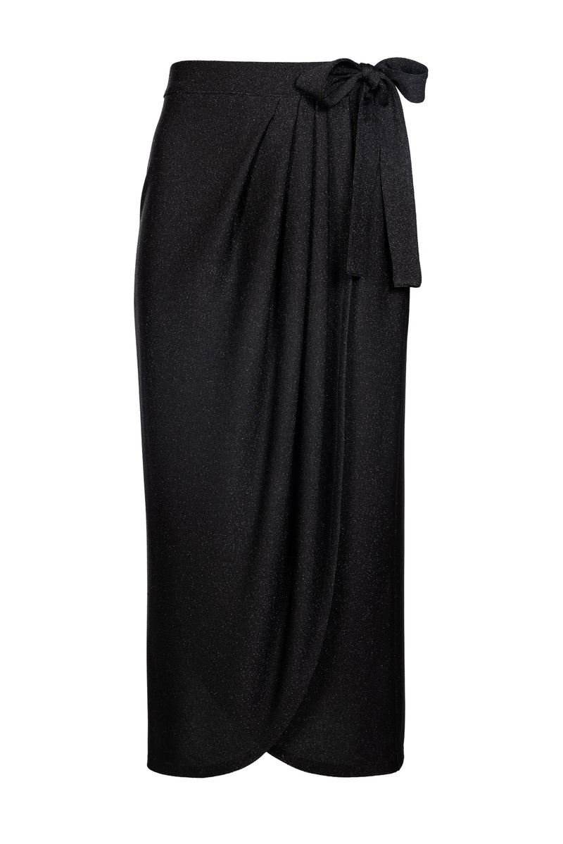 Chelsie Skirt Black Shimmer