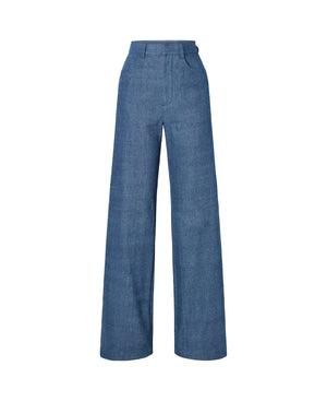 Debbie Trousers Blue Wash