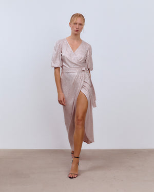 Dylan Dress Pink Silver