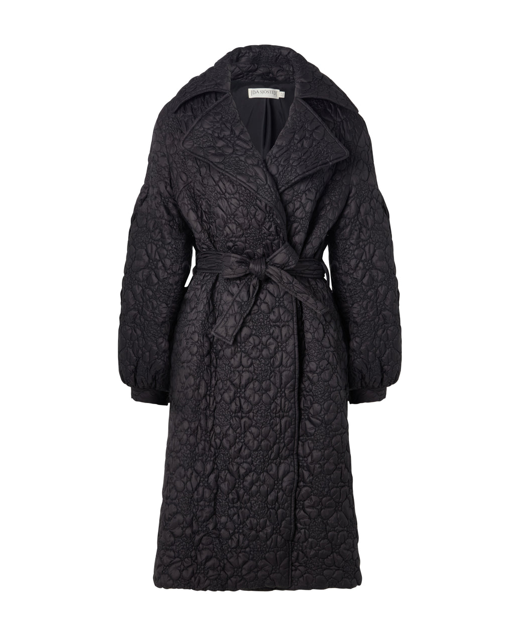 Eden Quilted Coat Black