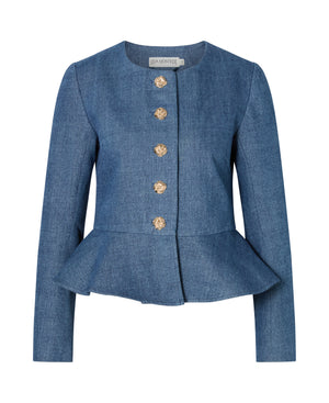 Evie Jacket Blue Wash
