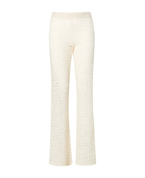 Gina Trousers Cream White