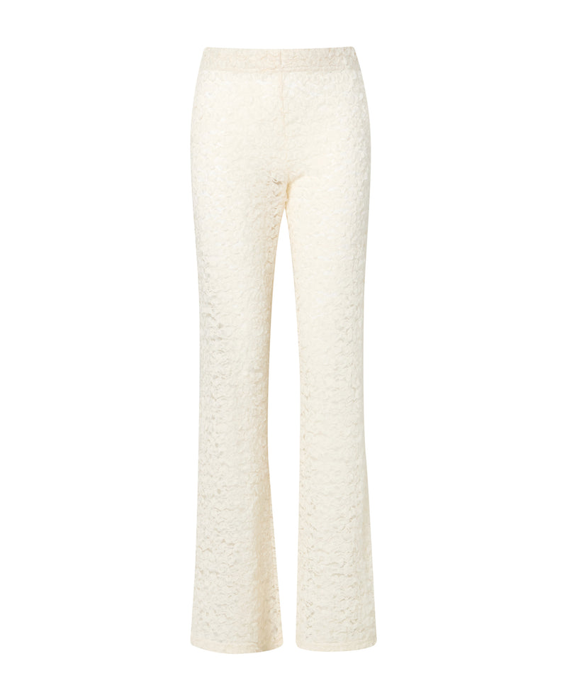 Gina Trousers Cream White