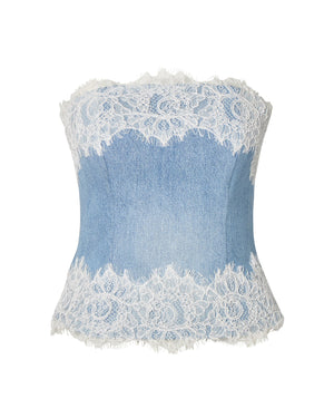 Harley Corset Vintage Denim