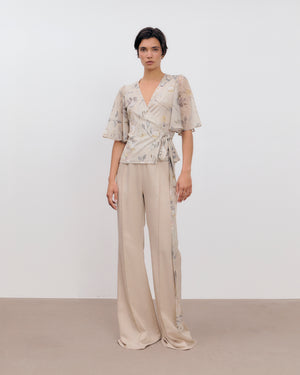 Lindsay Trousers Cold Beige