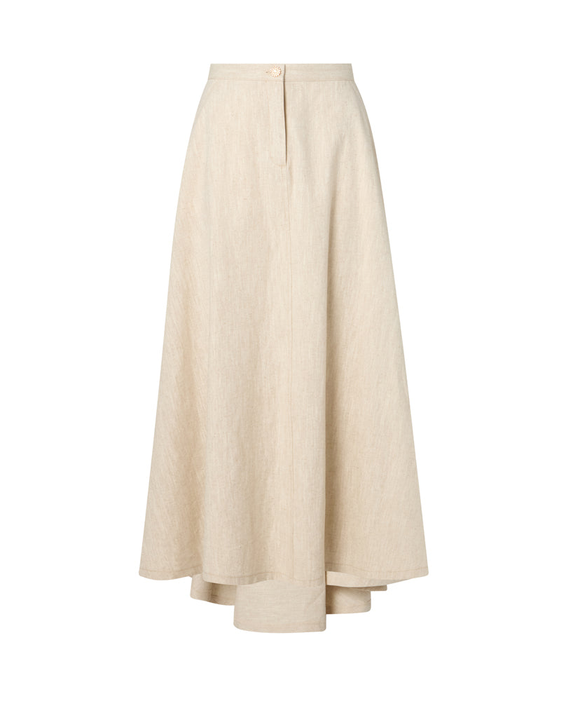 Haven Skirt Natural Linen