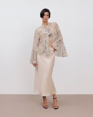 Helena Blouse Champagne Medow