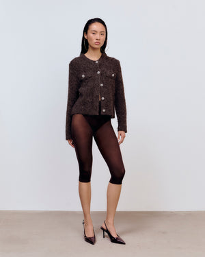 Jaden Cardigan Dark Brown