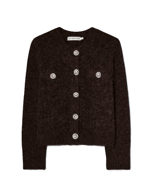 Jaden Cardigan Dark Brown