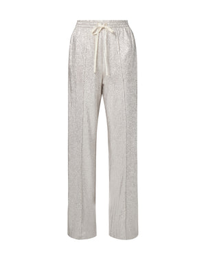 Jasmine Trousers Pale Mushroom Silver