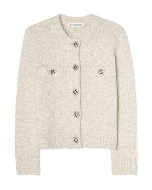 Julee Cardigan Silver White
