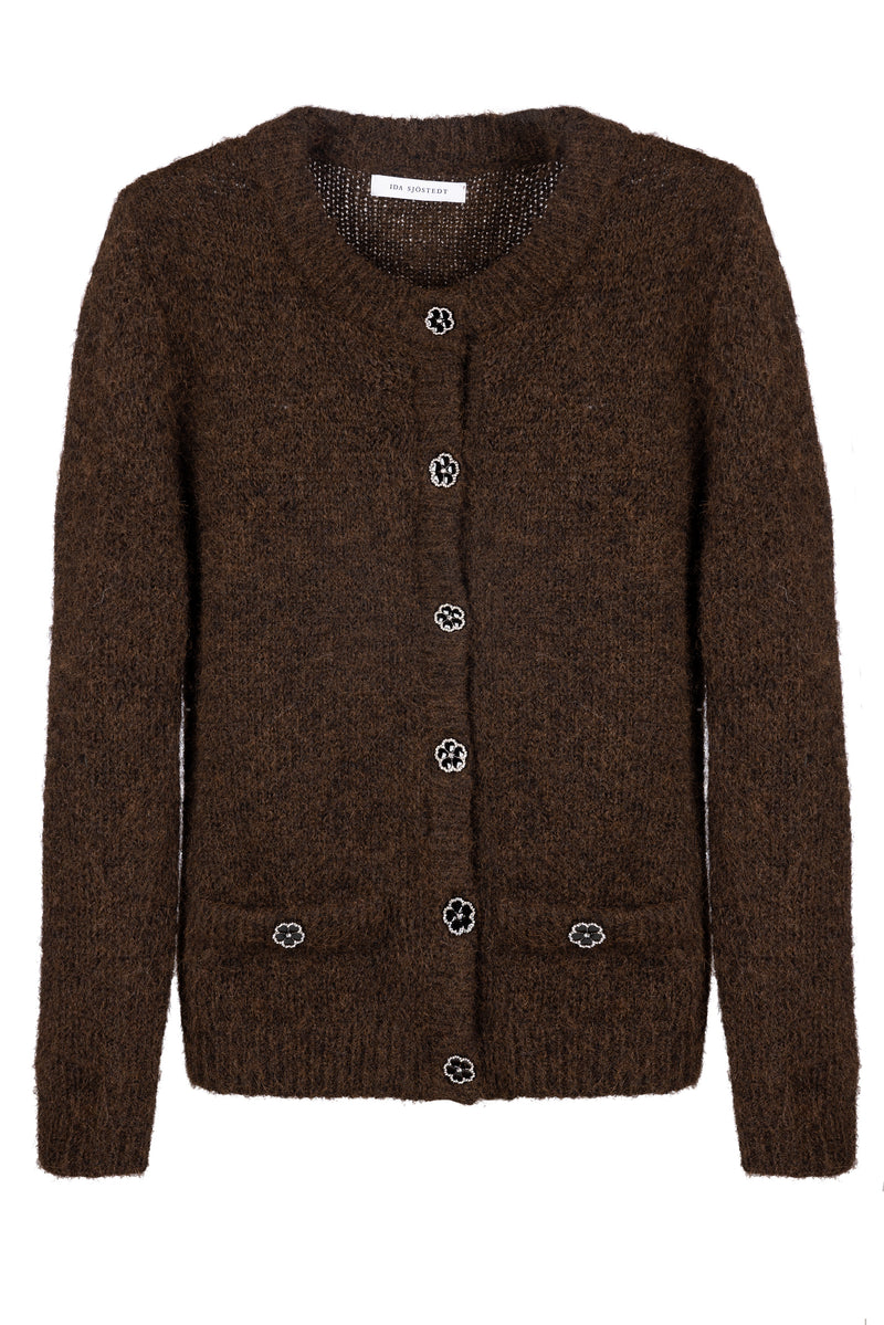 Kelly Cardigan Dark Brown