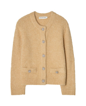 Kristin Cardigan Gold Beige