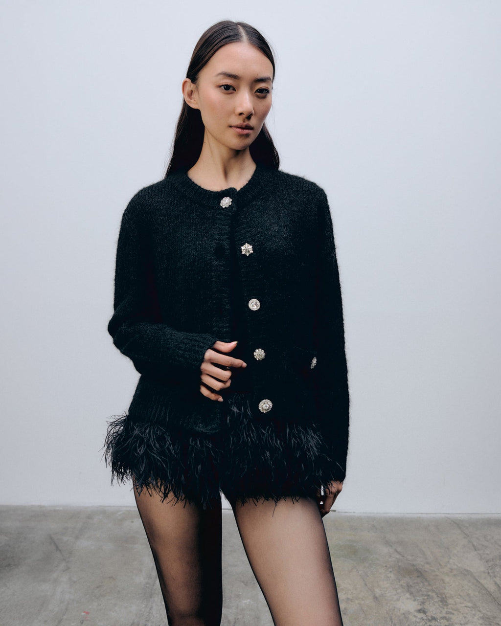 Kristin Cardigan Black