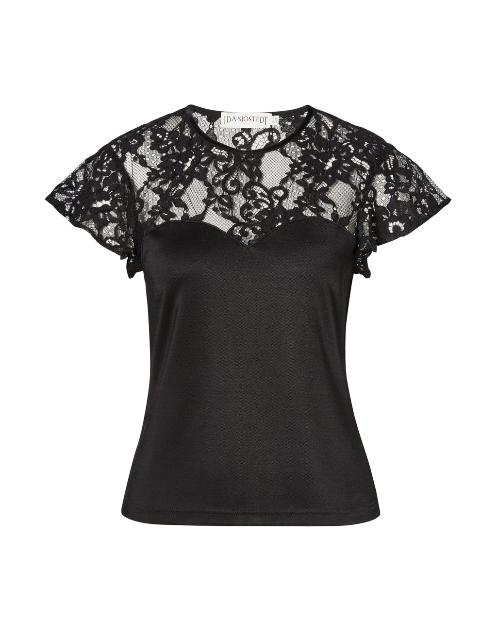 Leah Top Black Lace