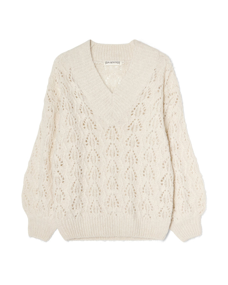 Lola Sweater Silver White