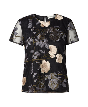 Lucy Top Cream Floral with lining