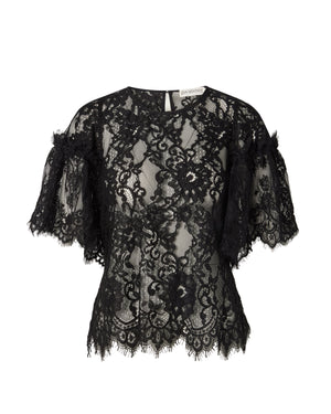 Maggie Lace Top Black