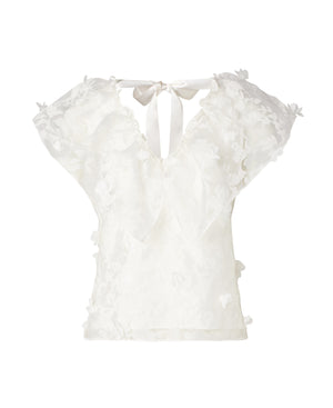 Malaika Bridal Top Ivory