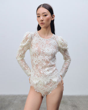 Maxine Top Cream White