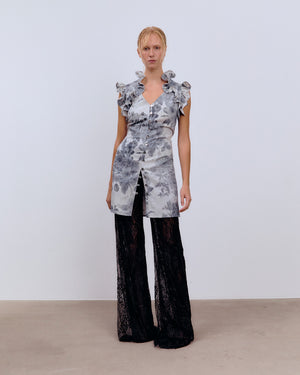 Melanie Dress Blue Floral