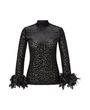 Niki Top Black Leo