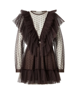 Paige Dress Dark Brown
