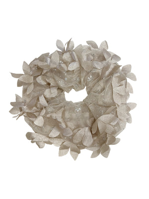 Petal Scrunchie Pale Mushroom