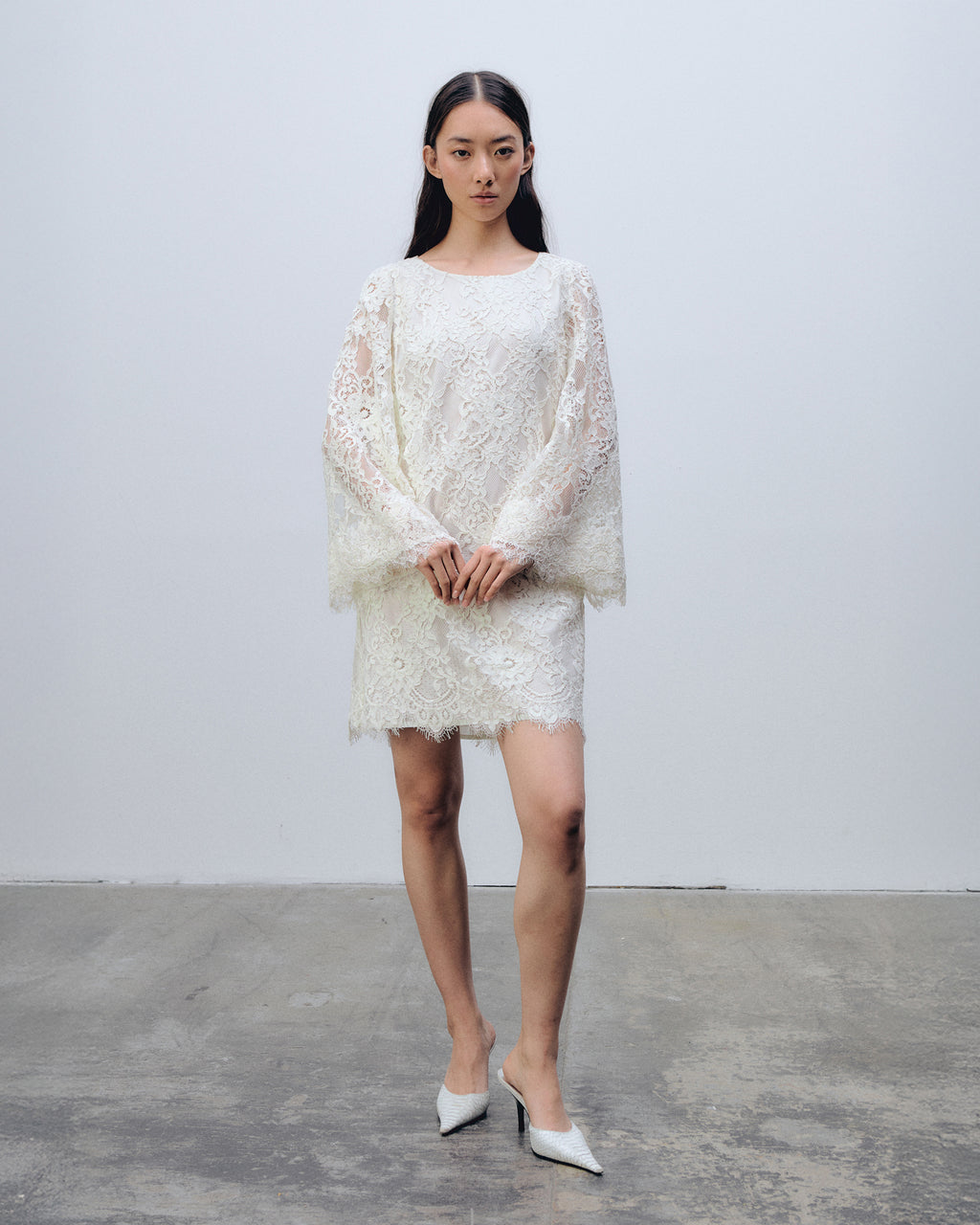 Rachel Dress Cream White