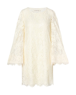 Rachel Dress Cream White