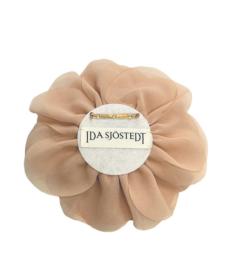 Rose Brooch Beige