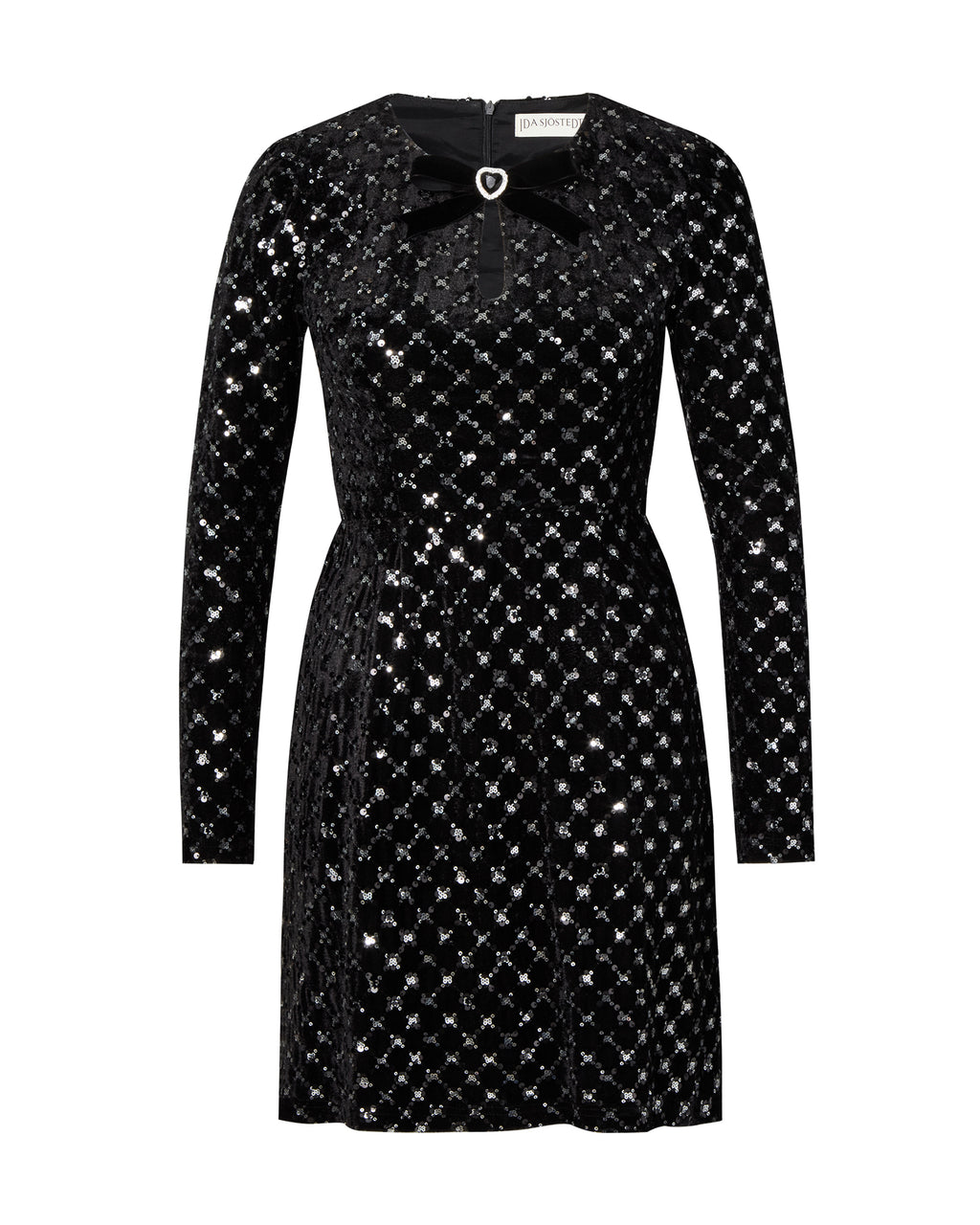 Sadie Dress Black Glimmer Sequin