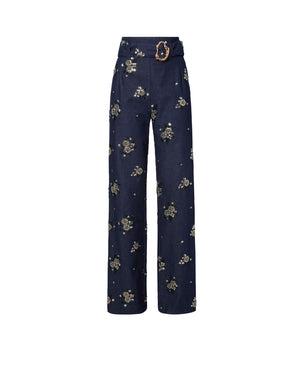 Sandoval Sequin Denim Trousers