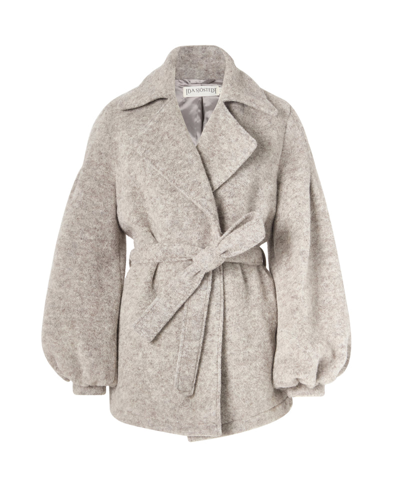 Vinnie Wool Jacket Beige Grey