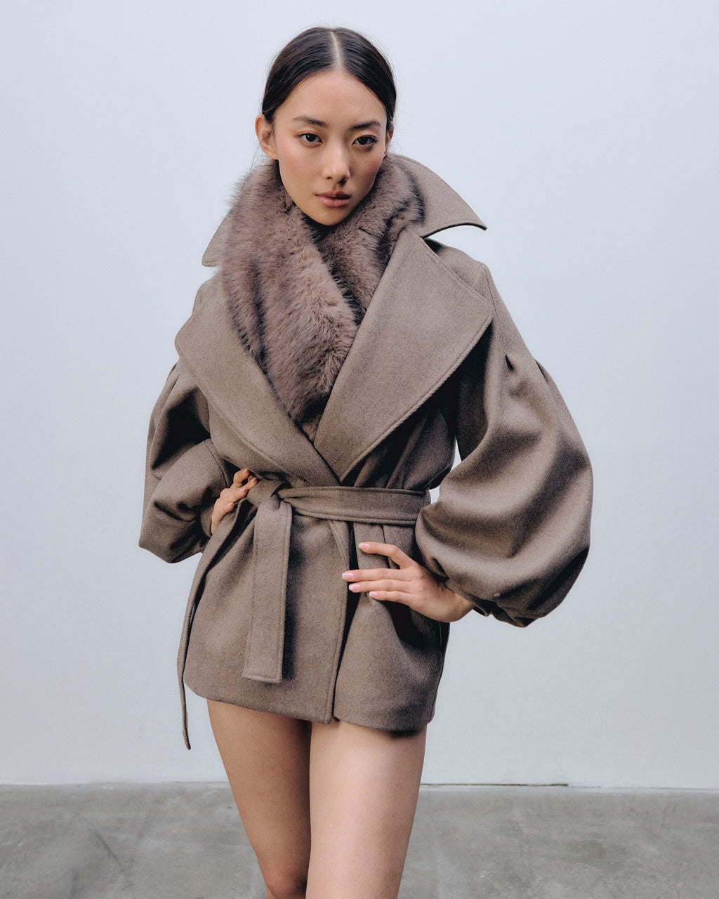 Vinnie Wool Jacket Light Brown