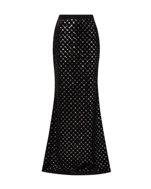Xenia Skirt Black Glimmer