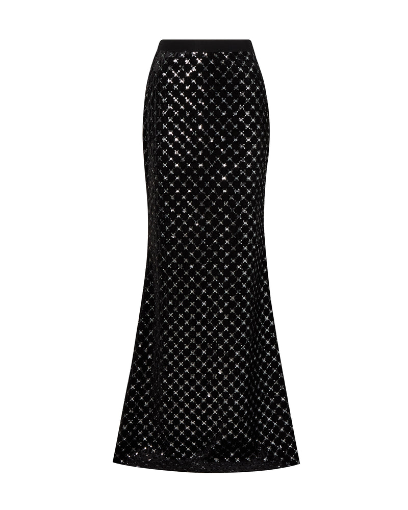 Xenia Skirt Black Glimmer