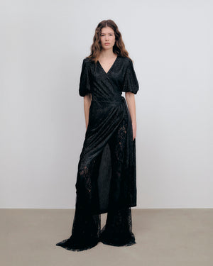 Dylan Dress Black Shimmer