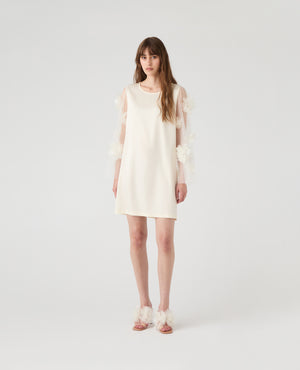 Jess Dress Cream White