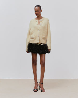 Kristin Cardigan Gold Beige