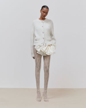 Kristin Cardigan Silver White