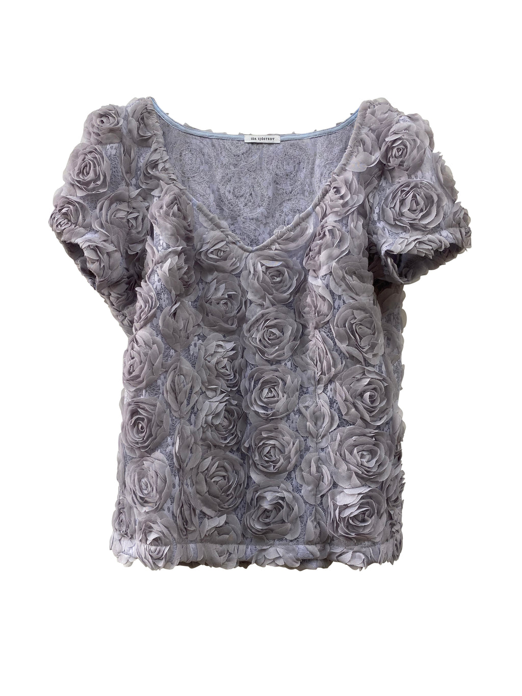 Louise Top Silver Blue