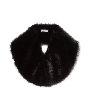Lucky Fur Collar Black