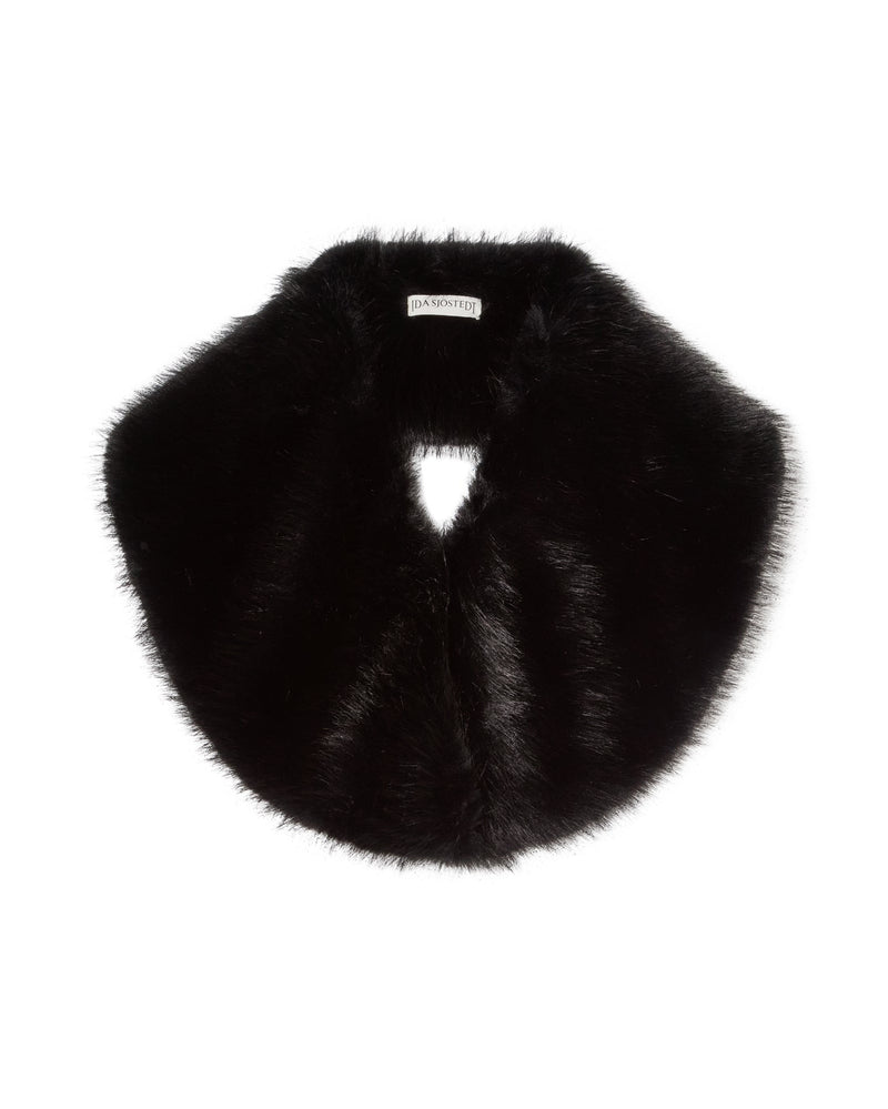 Lucky Fur Collar Black