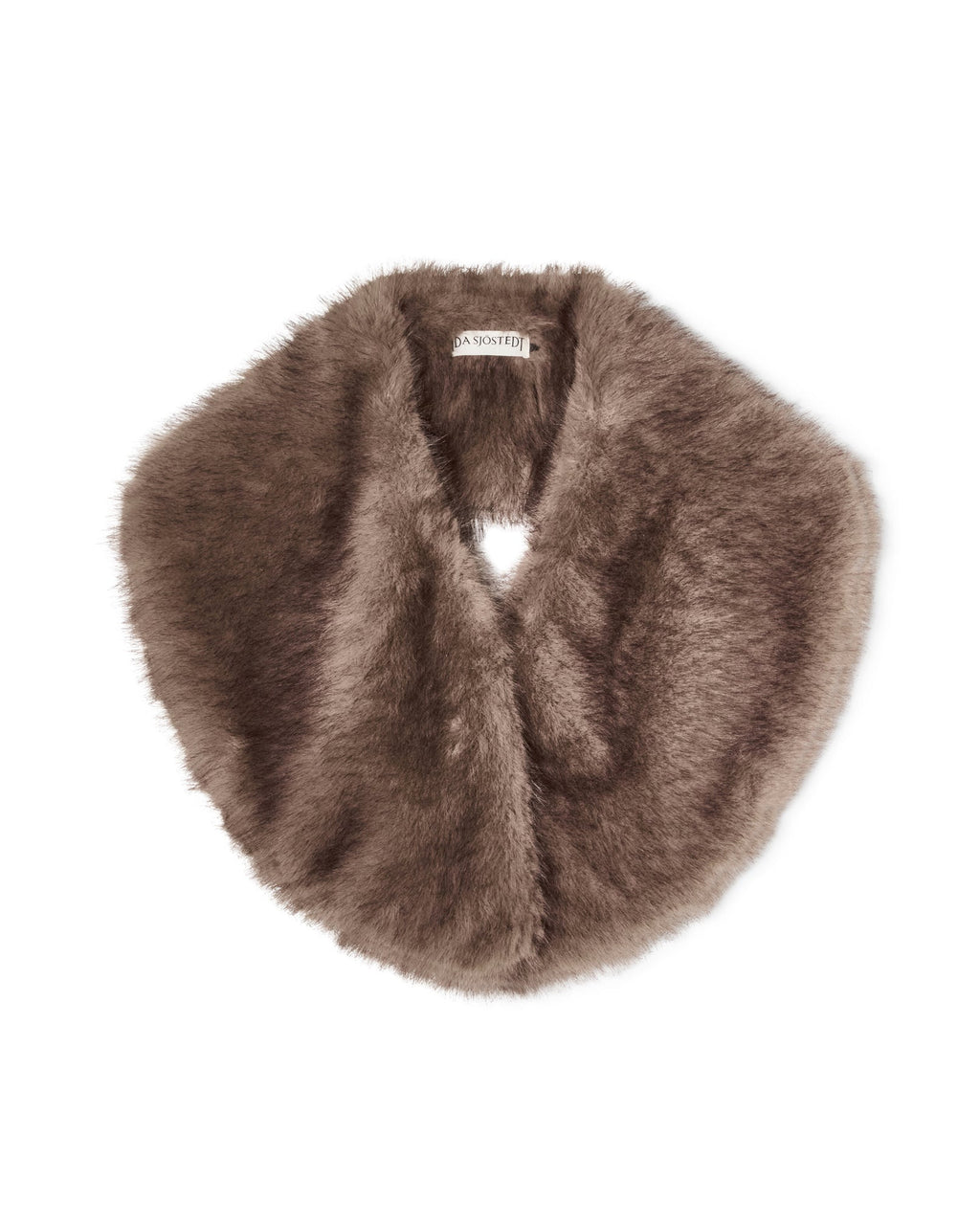 Lucky Fur Collar Light Brown